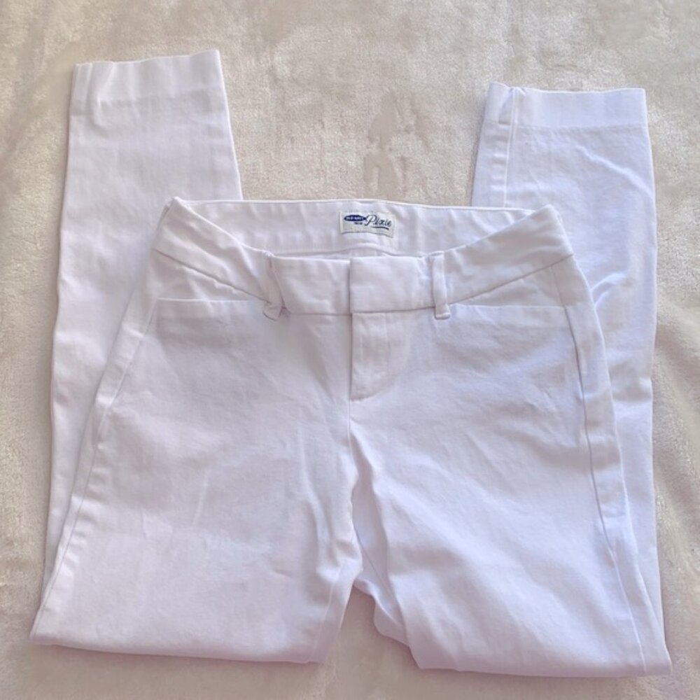 Old Navy White Pixie Pants Size 2 - image 1